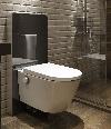 Schwarzglas Sensor - Sanitärmodul für Wand-WC