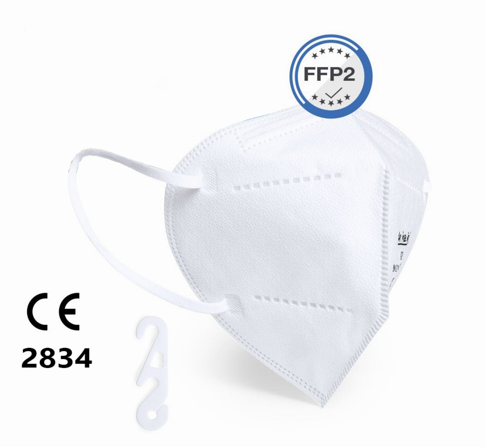 25 x FFP2 Maske faltbar, mit Gummizügen (ISO CE 2834)