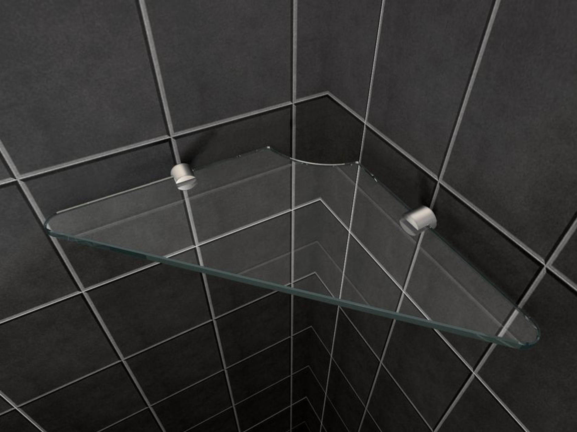 Glas- / Wandregal für Duschen