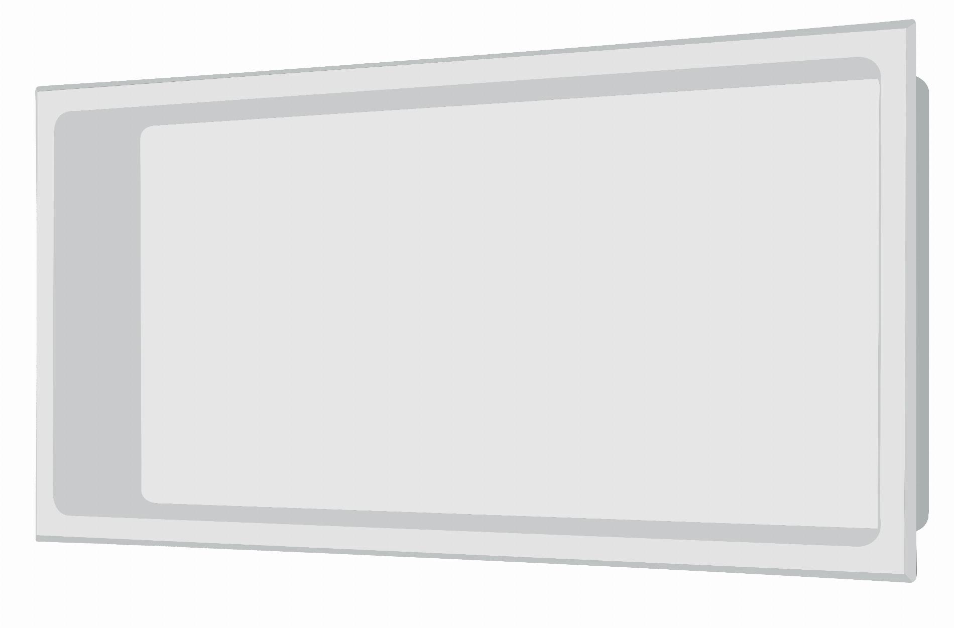Edelstahl Wandnische in 30 x 60 cm